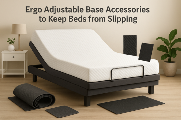 Ergo Adjustable Base Accessories to Keep Beds from Slipping